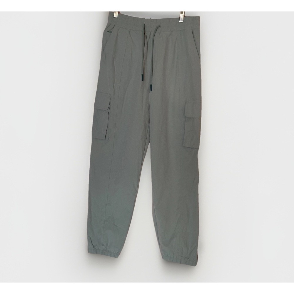 Title Nine Green Cargo Jogger Pants Womens M Hiking Travel Athleisure